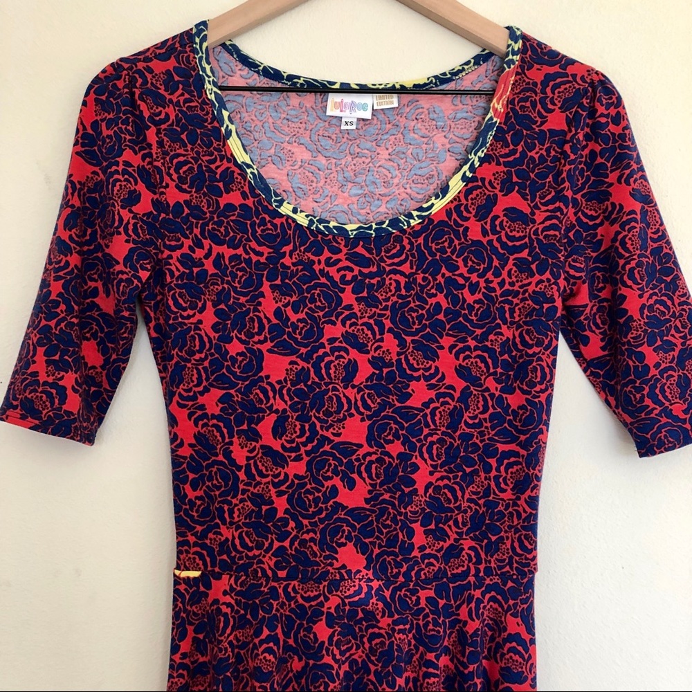 💋Lularoe Nicole dress limited edition xs